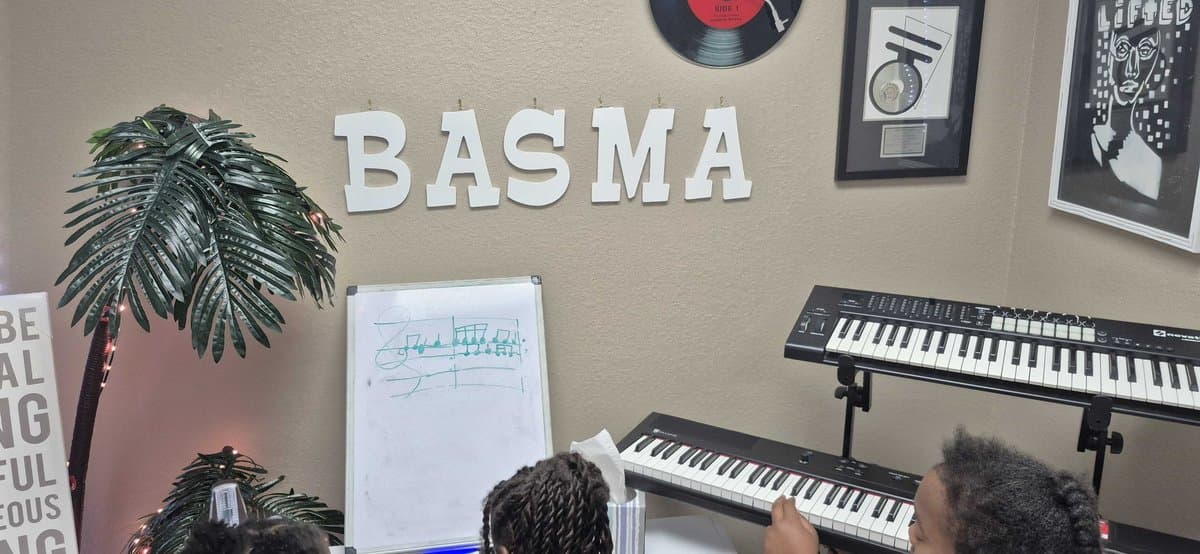 Private piano lesson at BASMA
