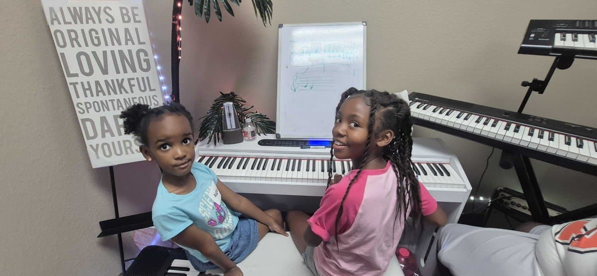 Piano instruction at BASMA